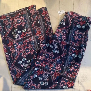 NWT polyester wide leg pants-size 8